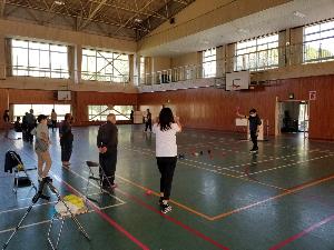 ボッチャ大会の様子1