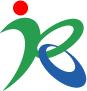 An illustration of the logo of Kobayashi City, which consists of red, green, and blue shapes combined into the shape of the letter K