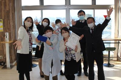 池井病院の参加者の集合写真
