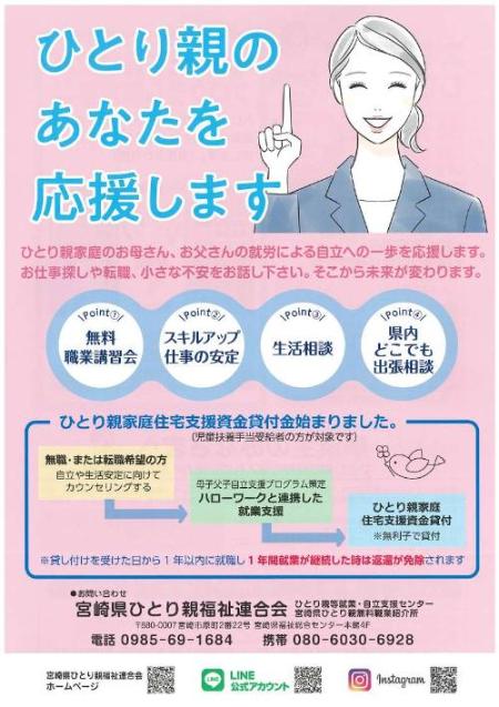 ひとり親のあなたを応援します