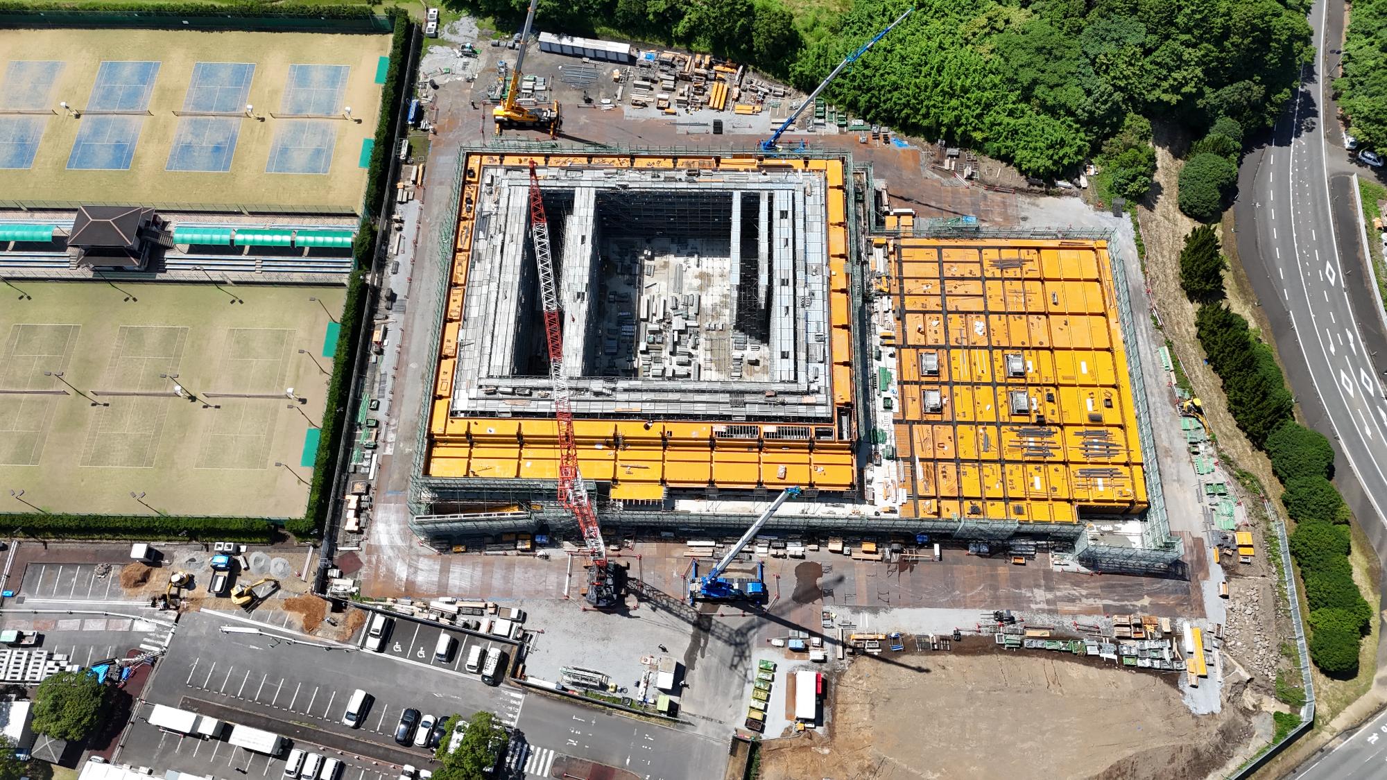 2階躯体工事：近写