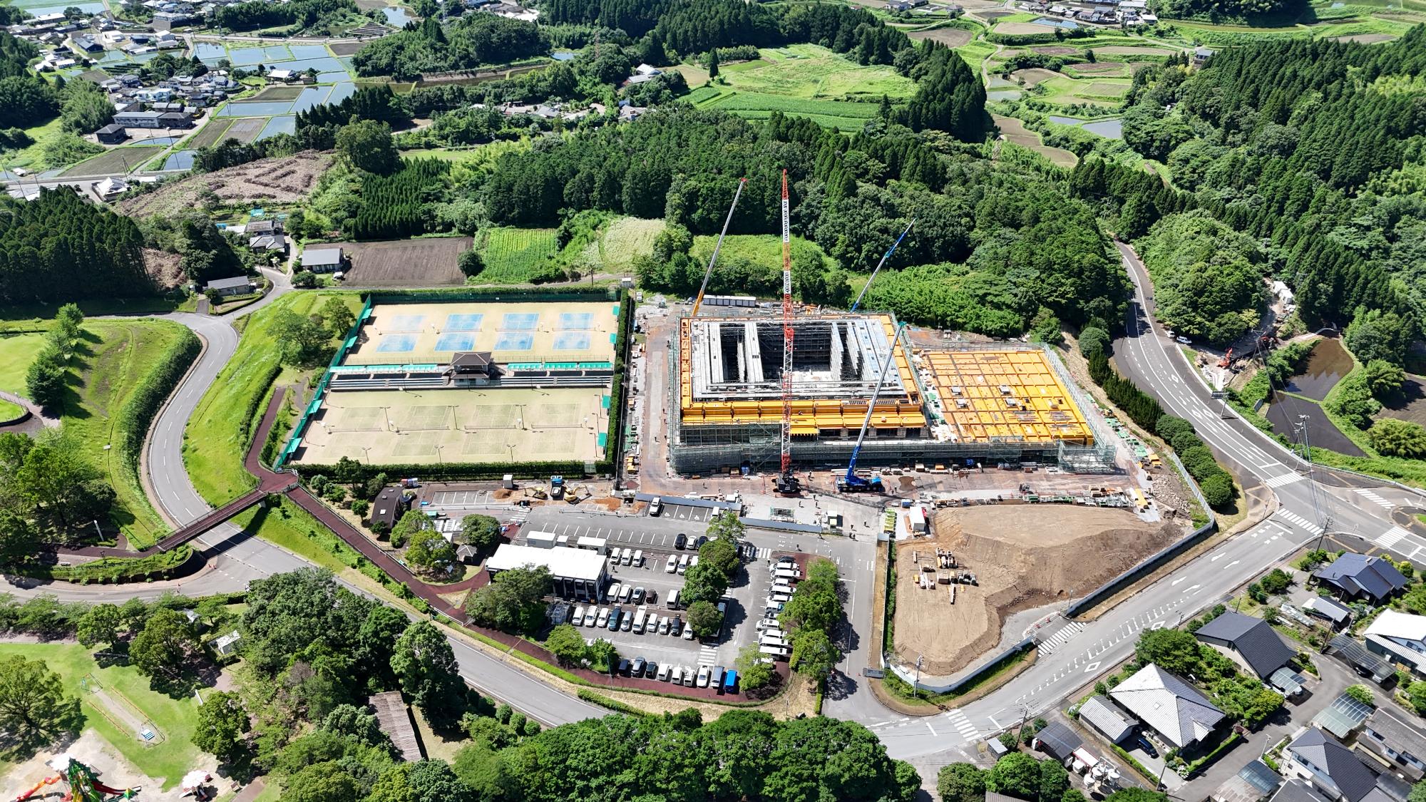 2階躯体工事：全体