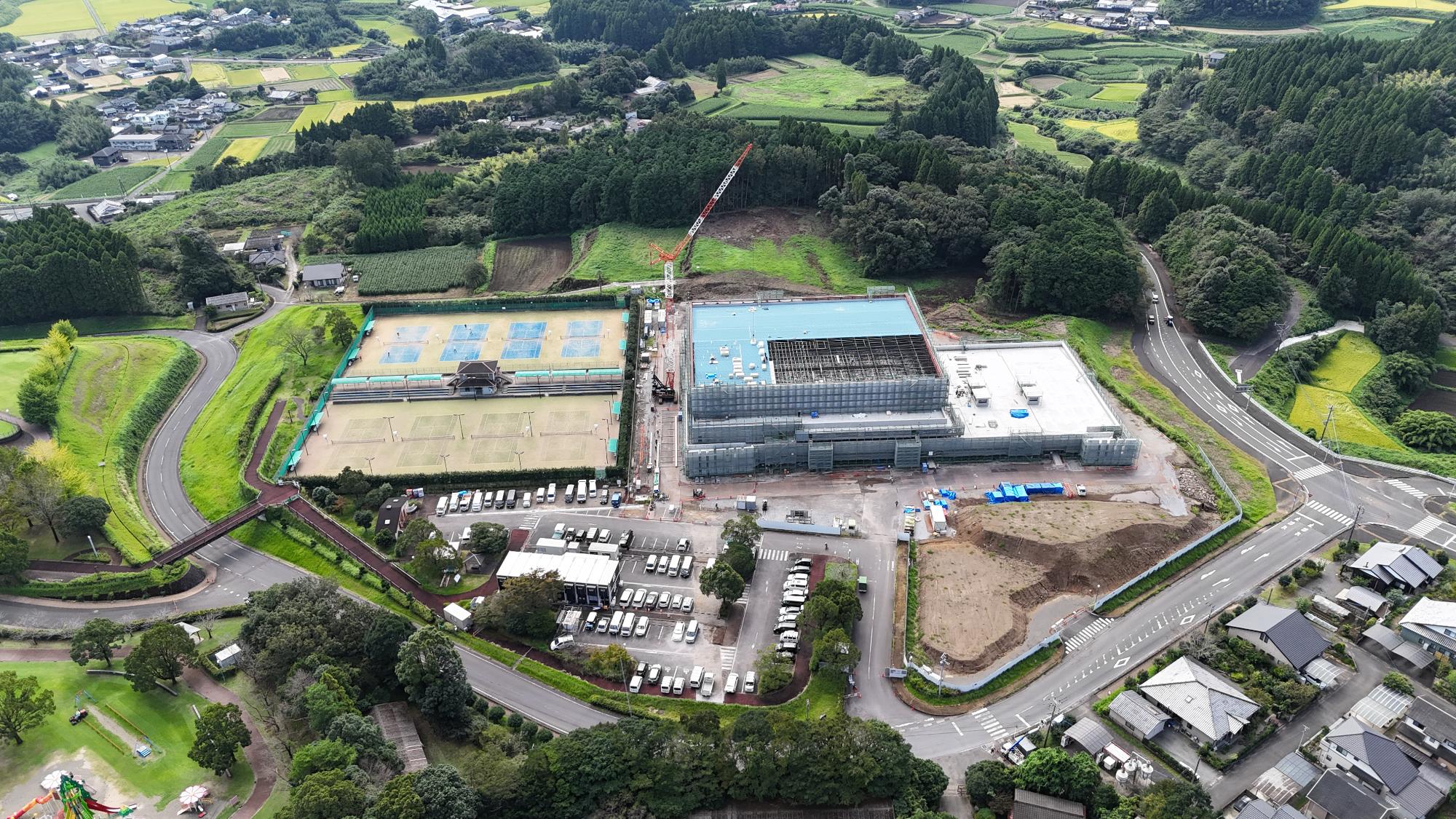 屋根工事：全体