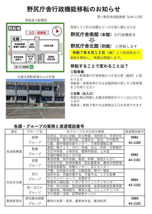 行政機能移転広報